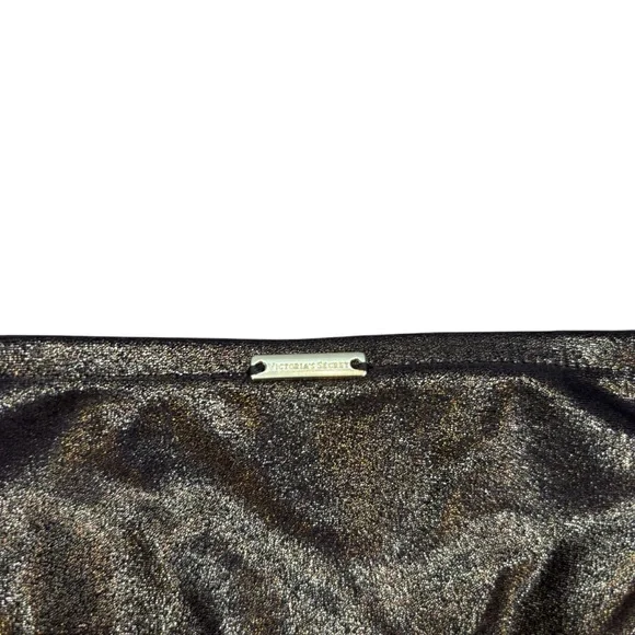 Brand new without Tags Victoria’s Secret Gold and Black Metallic Bikini Bottom S - Picture 4 of 8